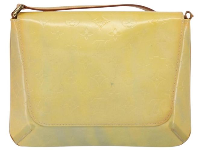 LOUIS VUITTON Borsa Thompson Street Monogram Vernis Grigia M91008 LV Auth 196204 Grigio - vista 2