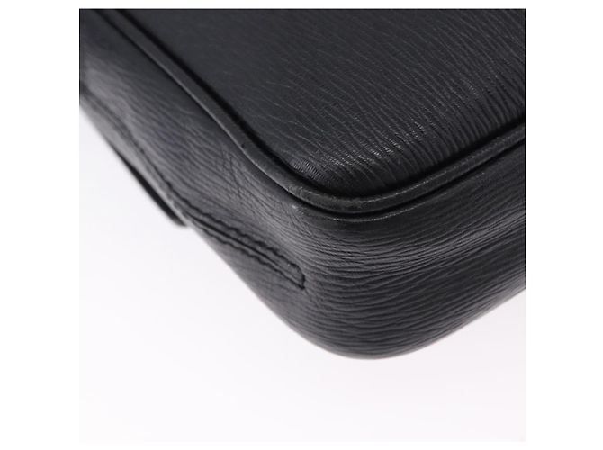 Borsa a tracolla Salvatore Ferragamo in pelle nera argento Auth ka5625 Nero - vista 15