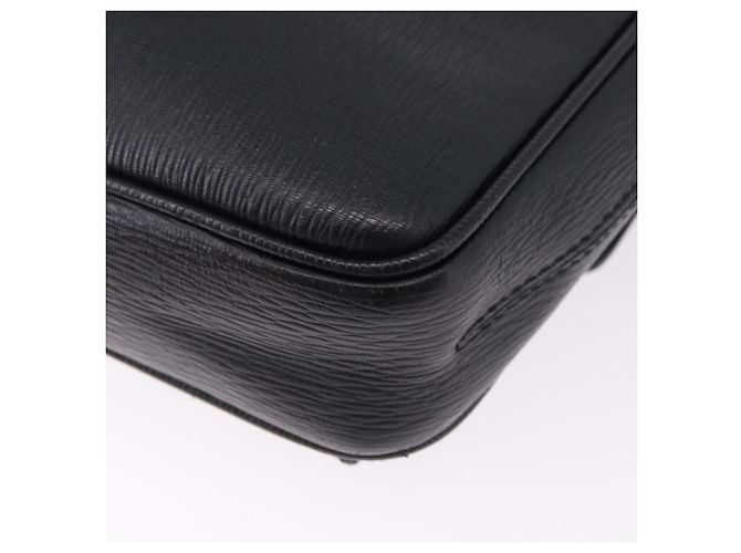Borsa a tracolla Salvatore Ferragamo in pelle nera argento Auth ka5625 Nero - vista 16