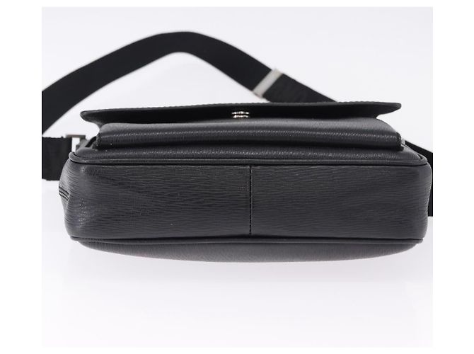 Borsa a tracolla Salvatore Ferragamo in pelle nera argento Auth ka5625 Nero - vista 5
