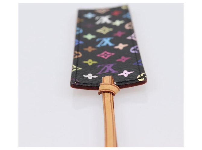 LOUIS VUITTON Monogram Multicolor Mark Page Kadu Bookmark M99197 LV Auth 196472V Nero - vista 5