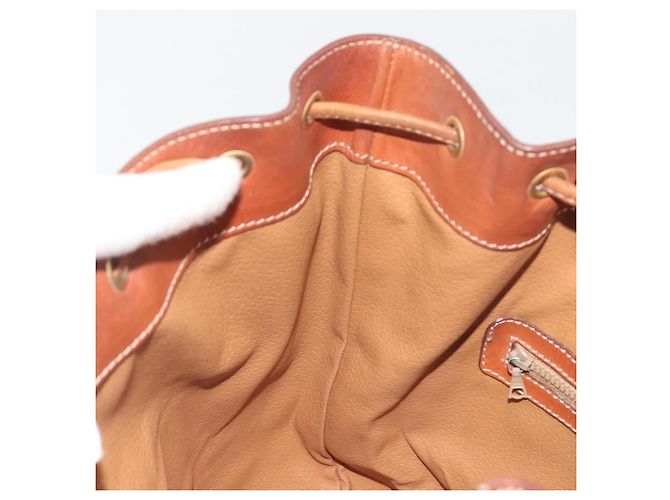 Céline Borsa a Tracolla CELINE Macadam PVC Pelle Marrone Tono Oro Auth 196099 - vista 20