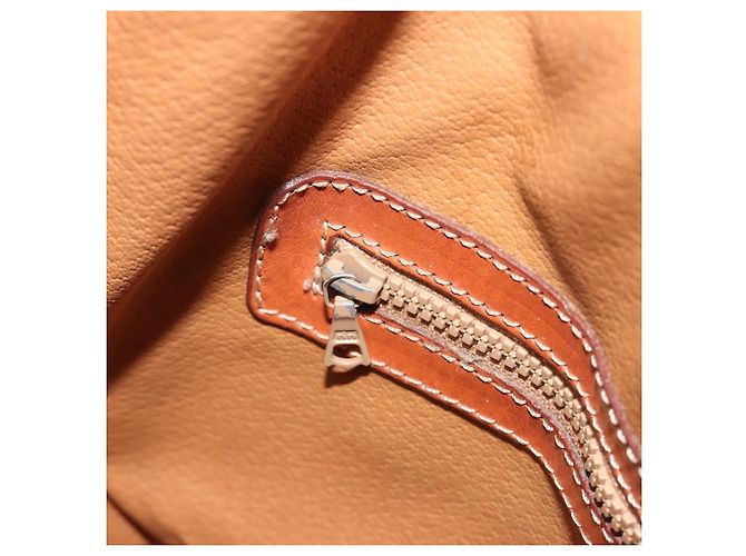 Céline Borsa a Tracolla CELINE Macadam PVC Pelle Marrone Tono Oro Auth 196099 - vista 21