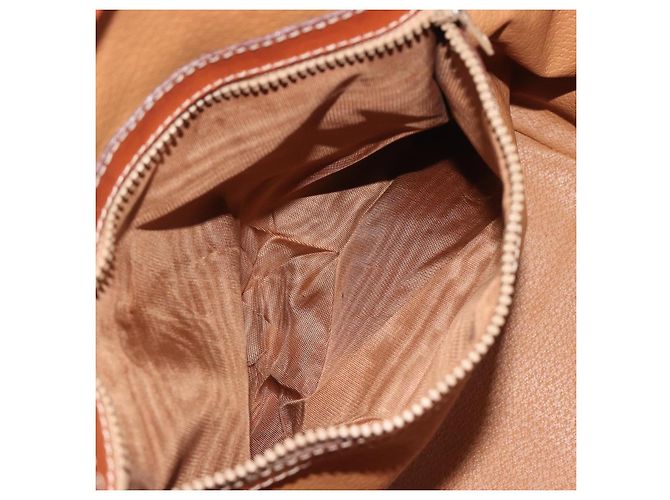 Céline Borsa a Tracolla CELINE Macadam PVC Pelle Marrone Tono Oro Auth 196099 - vista 22