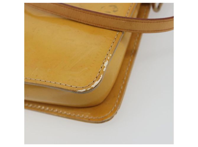 LOUIS VUITTON Monogram Vernis Lexington Pouch Beige M91010 LV Auth 195097 - vista 16