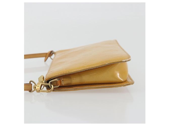 LOUIS VUITTON Monogram Vernis Lexington Pouch Beige M91010 LV Auth 195097 - vista 4