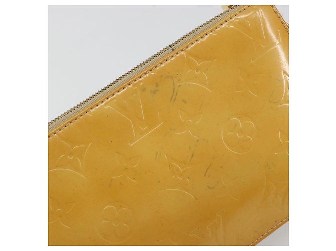 LOUIS VUITTON Monogram Vernis Lexington Pouch Beige M91010 LV Auth 195097 - vista 9