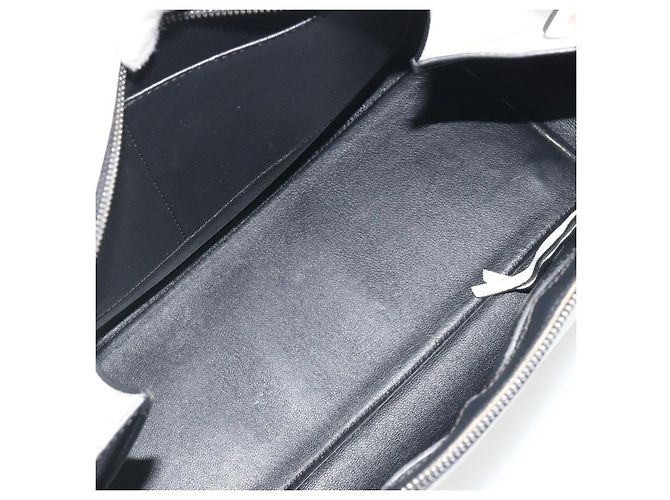 Céline Borsa a mano CELINE Edge Medium in pelle bianca e argento Auth 194359A Bianco - vista 11