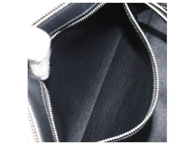 Céline Borsa a mano CELINE Edge Medium in pelle bianca e argento Auth 194359A Bianco - vista 21