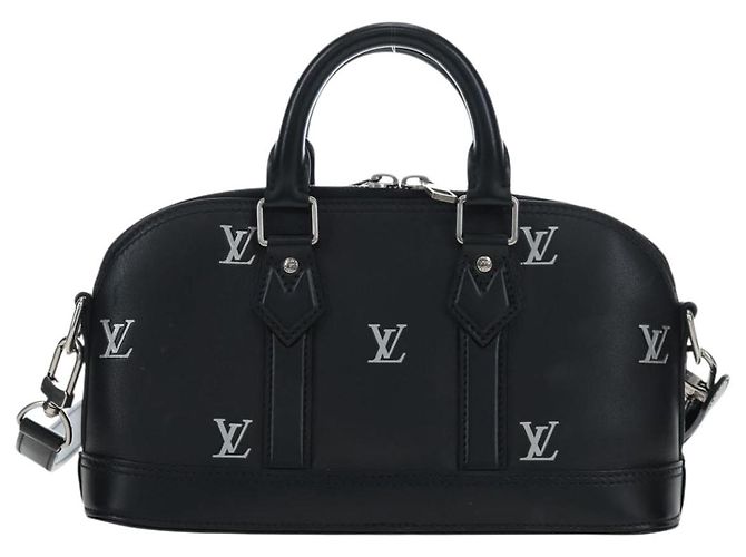 LOUIS VUITTON Borsa a mano Alma EW Pelle di vitello Nero M24529 LV Auth 192473SAM - vista 13