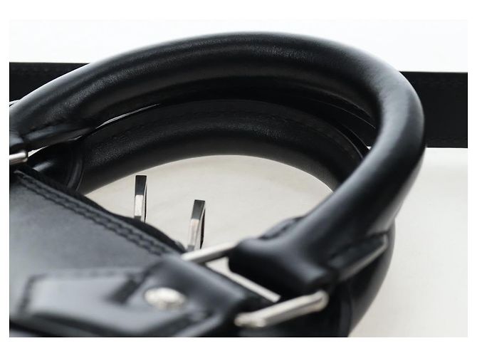 LOUIS VUITTON Borsa a mano Alma EW Pelle di vitello Nero M24529 LV Auth 192473SAM - vista 14