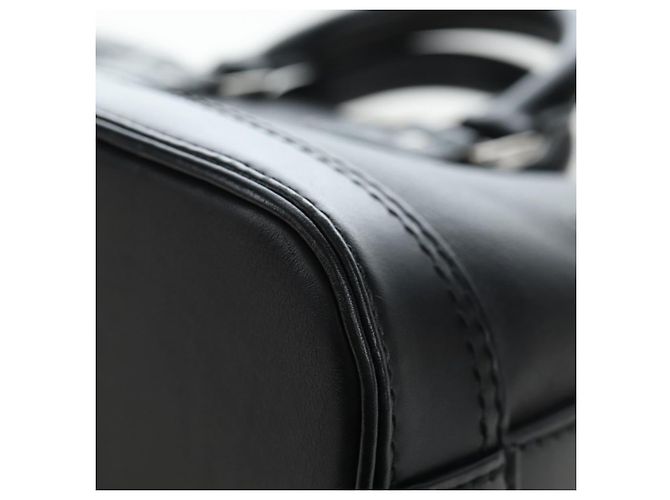 LOUIS VUITTON Borsa a mano Alma EW Pelle di vitello Nero M24529 LV Auth 192473SAM - vista 16
