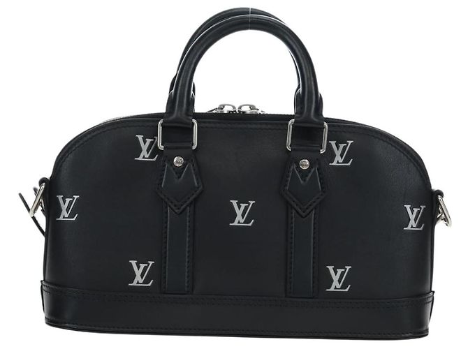 LOUIS VUITTON Borsa a mano Alma EW Pelle di vitello Nero M24529 LV Auth 192473SAM - vista 2