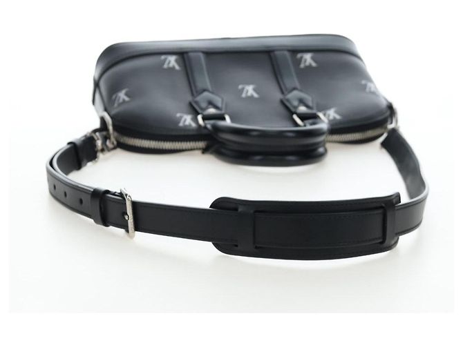 LOUIS VUITTON Borsa a mano Alma EW Pelle di vitello Nero M24529 LV Auth 192473SAM - vista 8