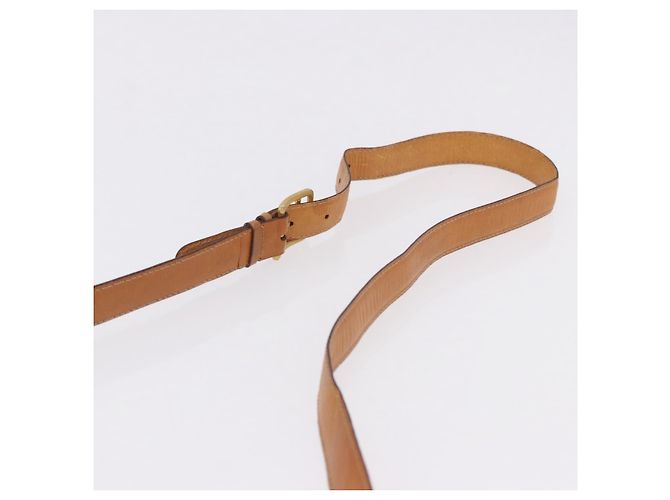 Céline Borsa a tracolla CELINE Macadam Canvas PVC Beige Gold Auth 195634 D'oro - vista 8