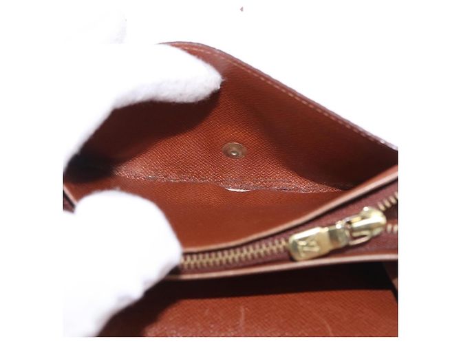 LOUIS VUITTON Monogram Porte Monnaie Billets Tresor Wallet M61730 Auth 194485A Monogramma - vista 20