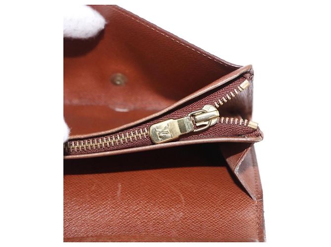 LOUIS VUITTON Monogram Porte Monnaie Billets Tresor Wallet M61730 Auth 194485A Monogramma - vista 21