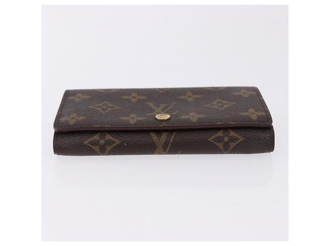LOUIS VUITTON Monogram Porte Monnaie Billets Tresor Wallet M61730 Auth 194485A Monogramma - vista 6