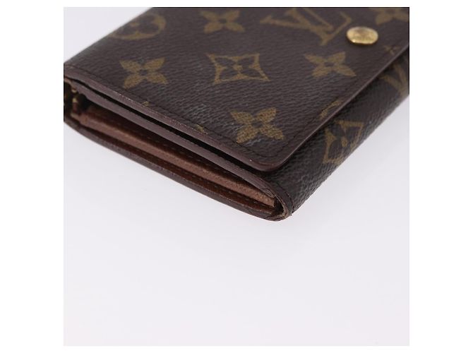 LOUIS VUITTON Monogram Porte Monnaie Billets Tresor Wallet M61730 Auth 194485A Monogramma - vista 7