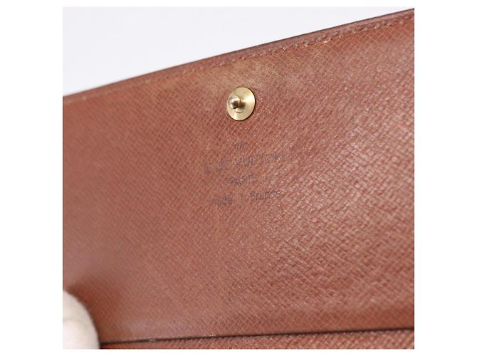 LOUIS VUITTON Monogram Porte Monnaie Billets Tresor Wallet M61730 Auth 194485A Monogramma - vista 8
