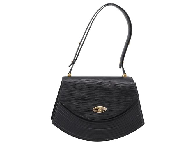 LOUIS VUITTON Borsa a mano Epi Tilsitt Nero M52482 LV Auth bs36416 - vista 13