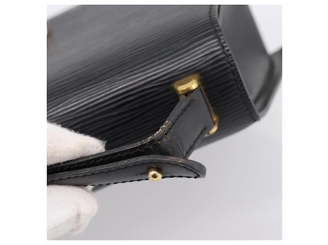 LOUIS VUITTON Borsa a mano Epi Tilsitt Nero M52482 LV Auth bs36416 - vista 8