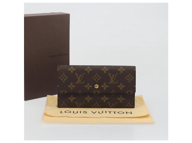 LOUIS VUITTON Monogram Porte Tresor International Wallet M61215 LV Auth 194302A Monogramma - vista 12