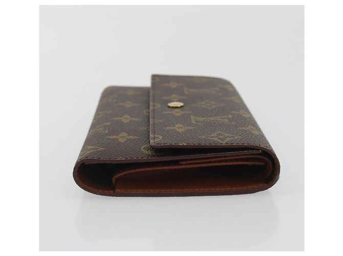 LOUIS VUITTON Monogram Porte Tresor International Wallet M61215 LV Auth 194302A Monogramma - vista 3