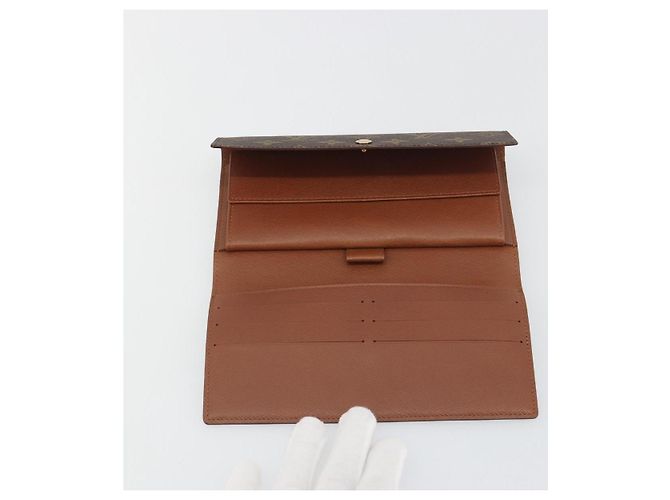 LOUIS VUITTON Monogram Porte Tresor International Wallet M61215 LV Auth 194302A Monogramma - vista 8