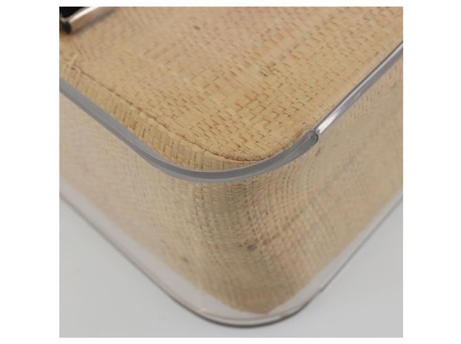 Borsa a mano Salvatore Ferragamo Vala Chain in plastica trasparente e argento Auth 195087V - vista 8