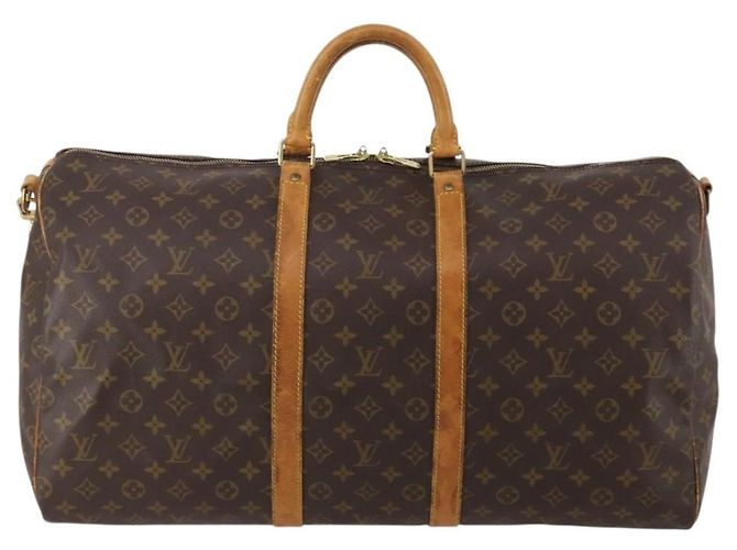 LOUIS VUITTON Monogram Keepall Bandouliere 55 Borsa Boston M41414 LV Auth ep15622 Monogramma - vista 13