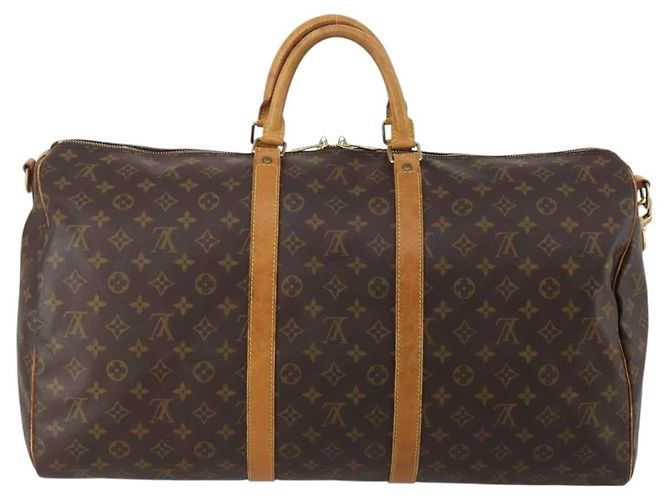 LOUIS VUITTON Monogram Keepall Bandouliere 55 Borsa Boston M41414 LV Auth ep15622 Monogramma - vista 2