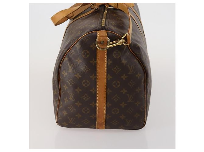 LOUIS VUITTON Monogram Keepall Bandouliere 55 Borsa Boston M41414 LV Auth ep15622 Monogramma - vista 3