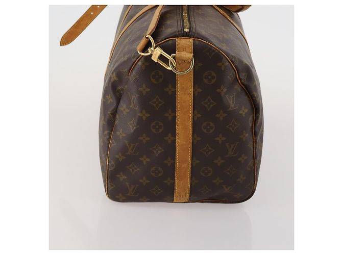 LOUIS VUITTON Monogram Keepall Bandouliere 55 Borsa Boston M41414 LV Auth ep15622 Monogramma - vista 4