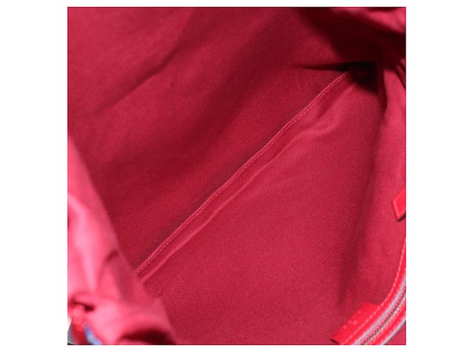 Zaino GUCCI Coated Canvas Red 473872 Auth 191969V Rosso - vista 10