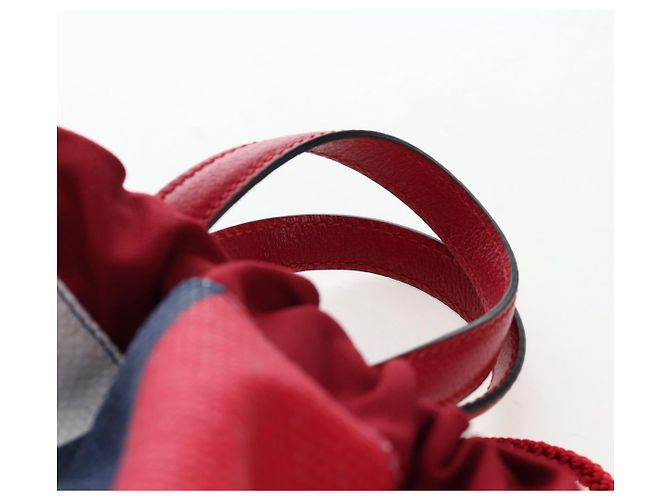 Zaino GUCCI Coated Canvas Red 473872 Auth 191969V Rosso - vista 14
