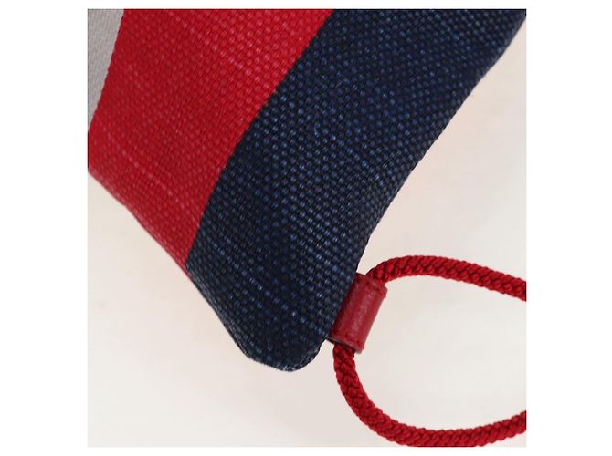 Zaino GUCCI Coated Canvas Red 473872 Auth 191969V Rosso - vista 17