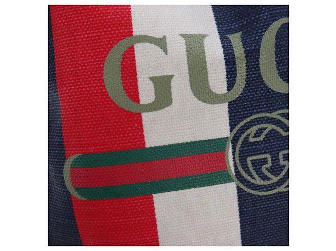 Zaino GUCCI Coated Canvas Red 473872 Auth 191969V Rosso - vista 18