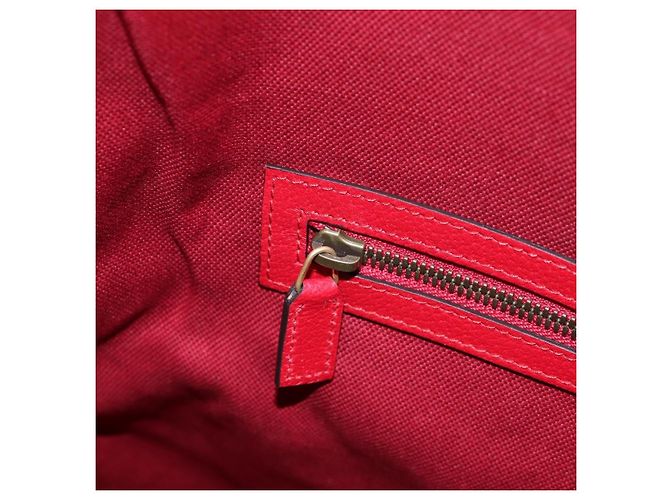 Zaino GUCCI Coated Canvas Red 473872 Auth 191969V Rosso - vista 23