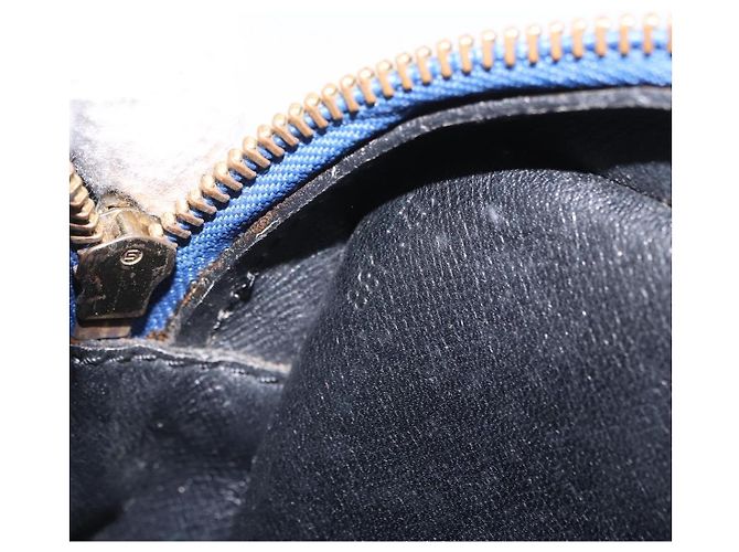 LOUIS VUITTON Borsa a Spalla Epi Jeune Fille MM Blu Toledo M52155 LV Auth 193892 - vista 12