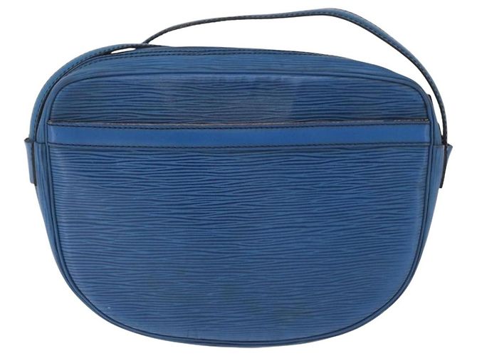 LOUIS VUITTON Borsa a Spalla Epi Jeune Fille MM Blu Toledo M52155 LV Auth 193892 - vista 2