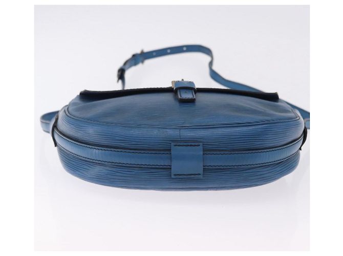 LOUIS VUITTON Borsa a Spalla Epi Jeune Fille MM Blu Toledo M52155 LV Auth 193892 - vista 5