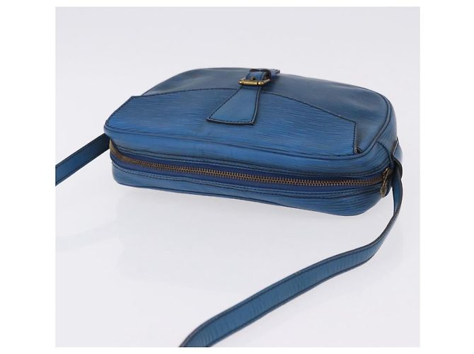 LOUIS VUITTON Borsa a Spalla Epi Jeune Fille MM Blu Toledo M52155 LV Auth 193892 - vista 6