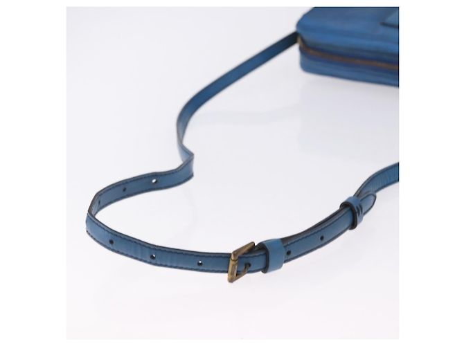 LOUIS VUITTON Borsa a Spalla Epi Jeune Fille MM Blu Toledo M52155 LV Auth 193892 - vista 7