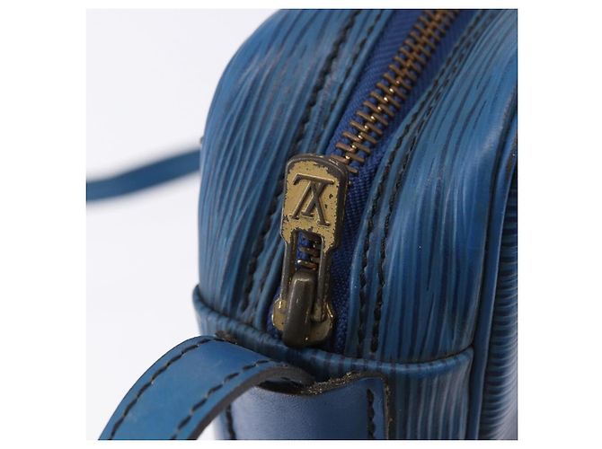LOUIS VUITTON Borsa a Spalla Epi Jeune Fille MM Blu Toledo M52155 LV Auth 193892 - vista 9