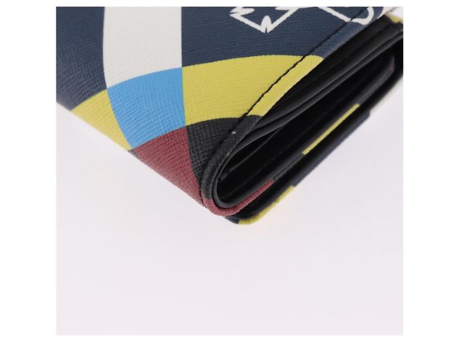Portafoglio Vivienne Westwood PVC Canvas Multicolor Silver Auth 195907A Argento Multicolore - vista 16
