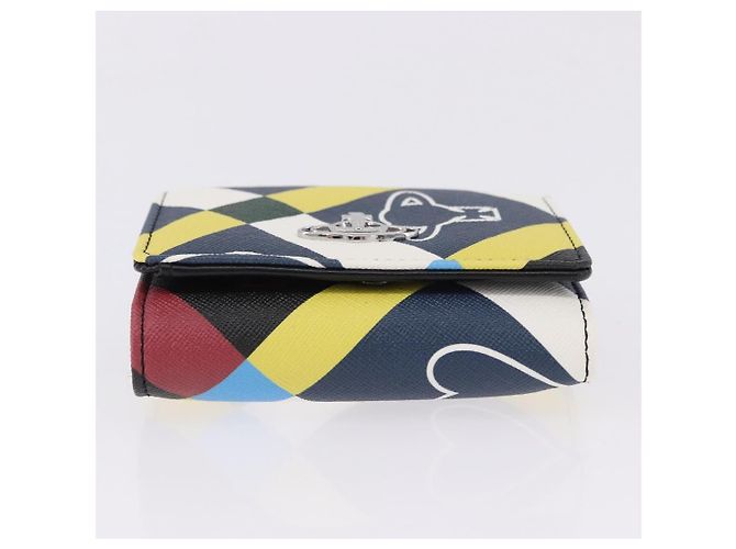 Portafoglio Vivienne Westwood PVC Canvas Multicolor Silver Auth 195907A Argento Multicolore - vista 6