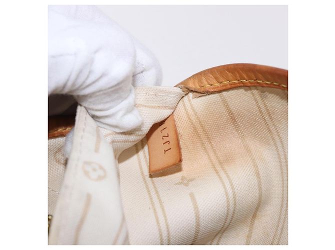 LOUIS VUITTON Damier Azur Neverfull GM Tote Bag N41360 LV Auth 193361 - vista 12