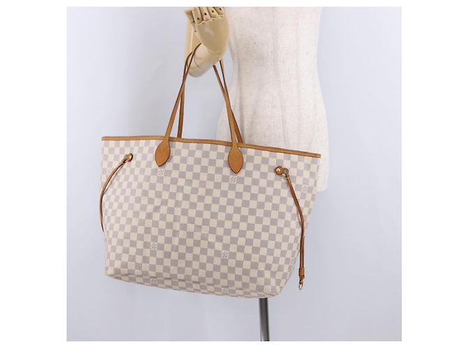 LOUIS VUITTON Damier Azur Neverfull GM Tote Bag N41360 LV Auth 193361 - vista 23
