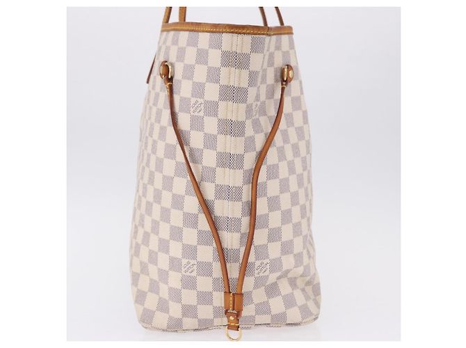 LOUIS VUITTON Damier Azur Neverfull GM Tote Bag N41360 LV Auth 193361 - vista 4